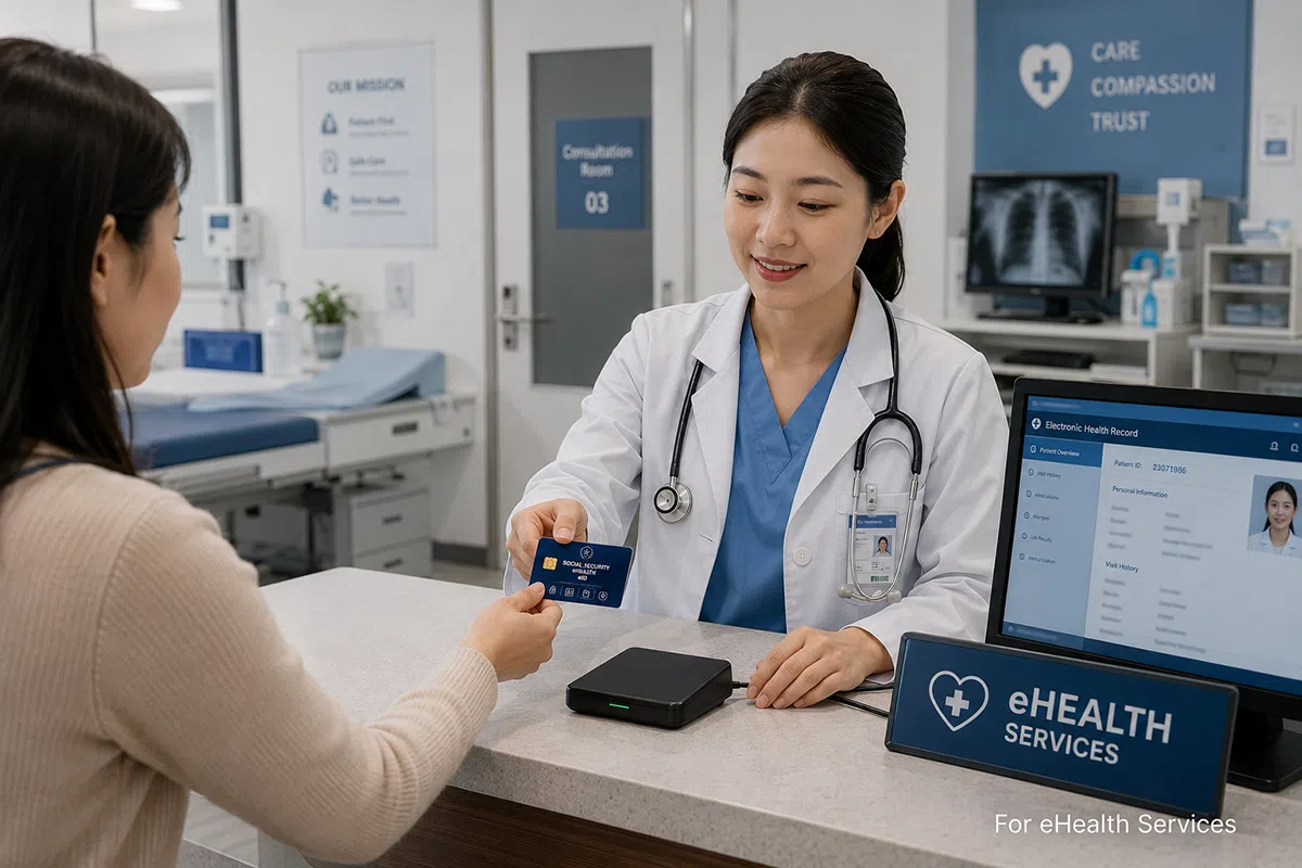 eHealth CPU card for patient identity