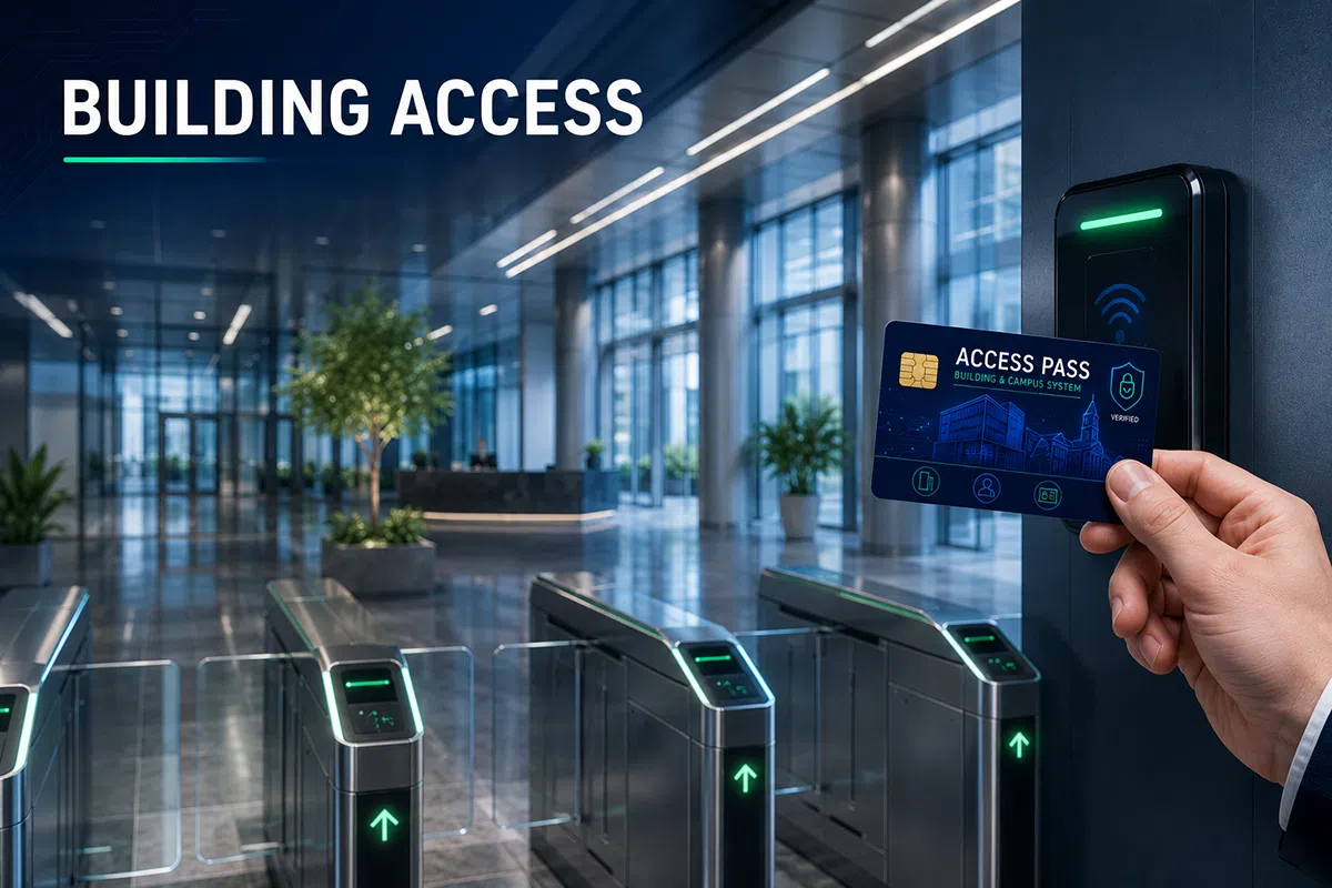 Building access card, SLE4428 compatible
