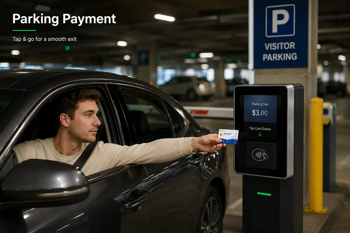 Parking stored-value card, SLE4442 compatible