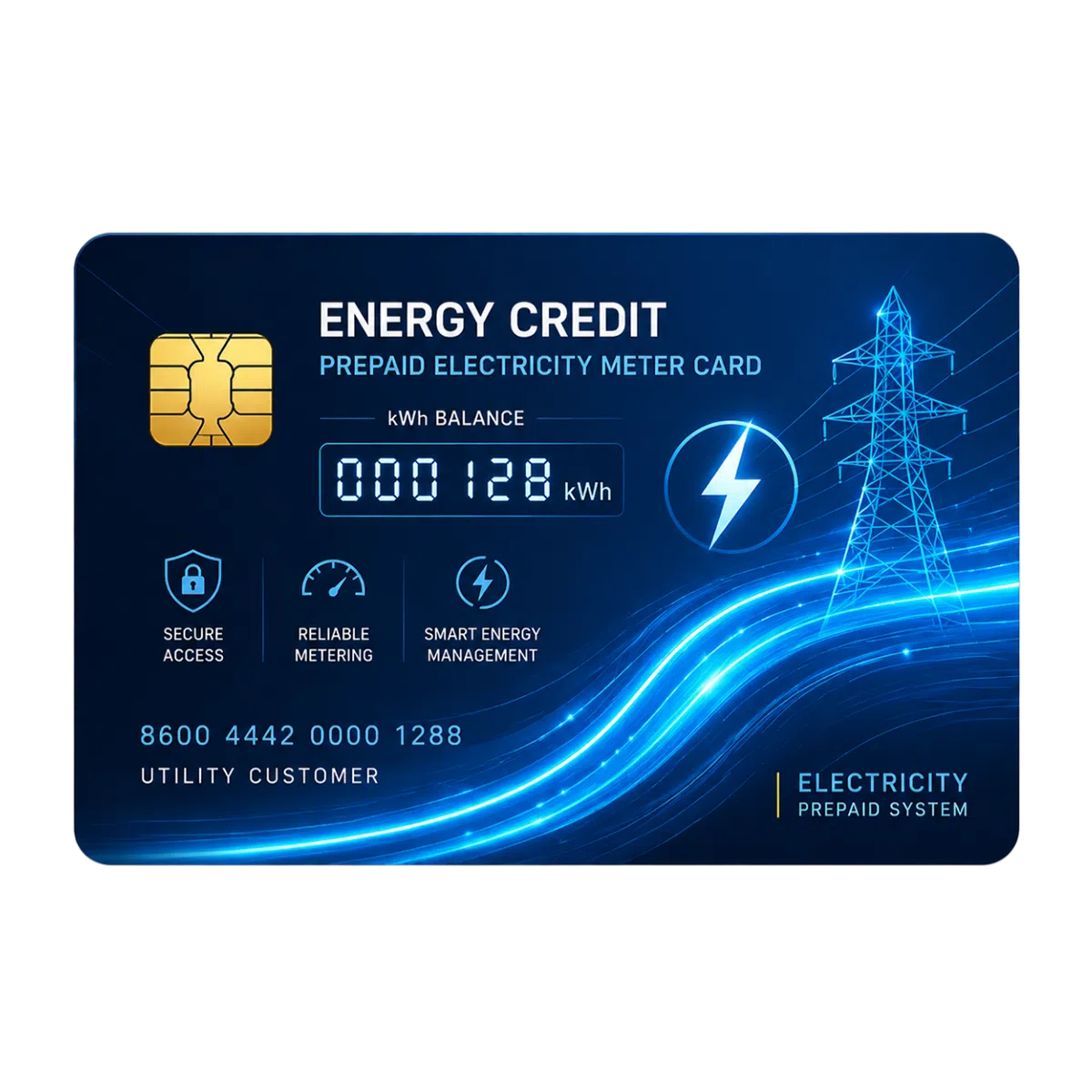 Prepaid Utility Meter Cards