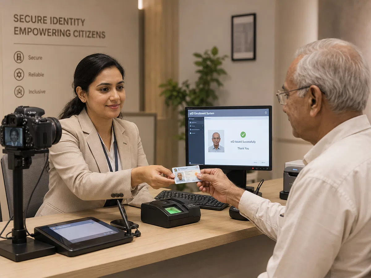 Healthcare and social service smart card for citizen registration programs