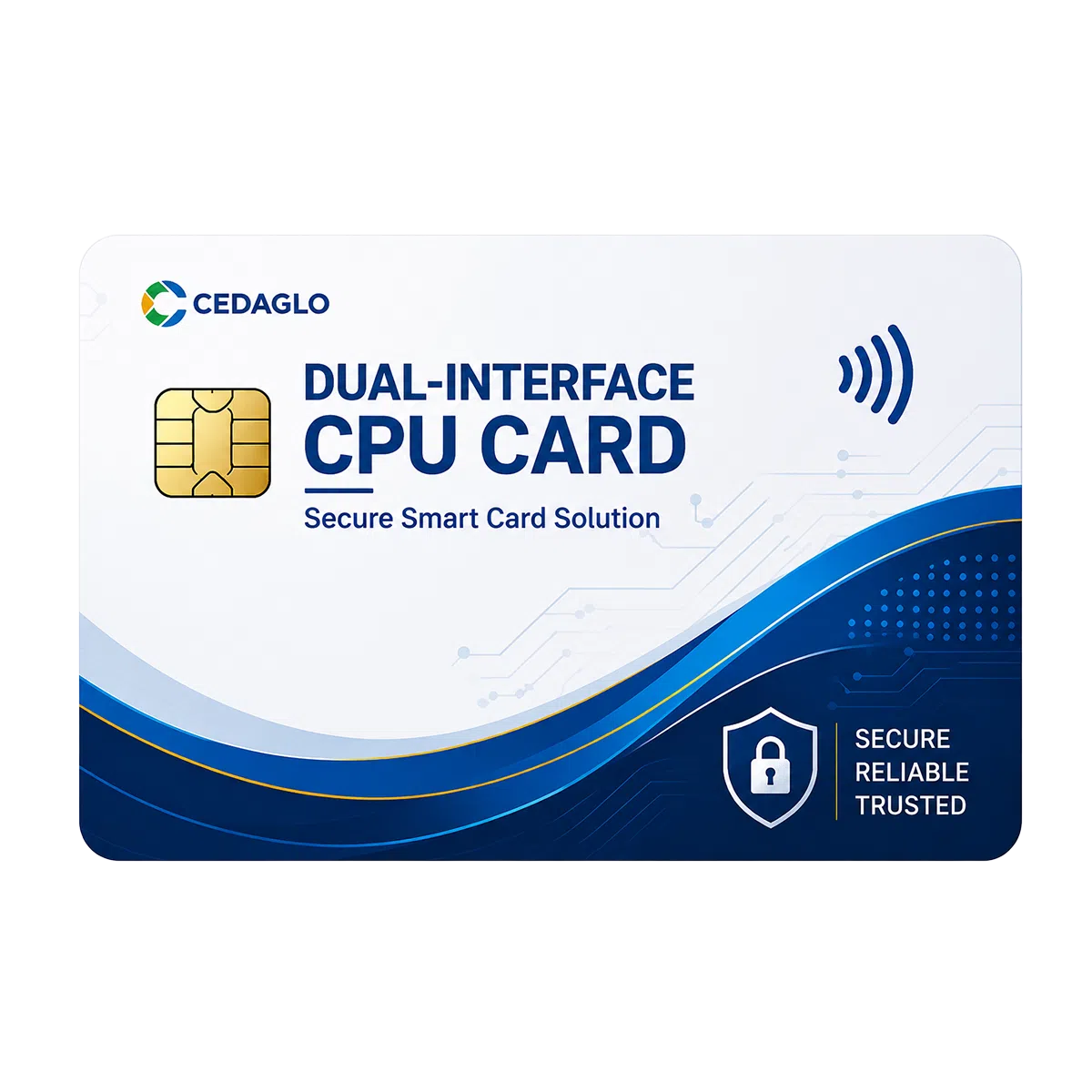 Dual-Interface CPU Card | ISO 7816 & 14443 Hybrid Smart Card