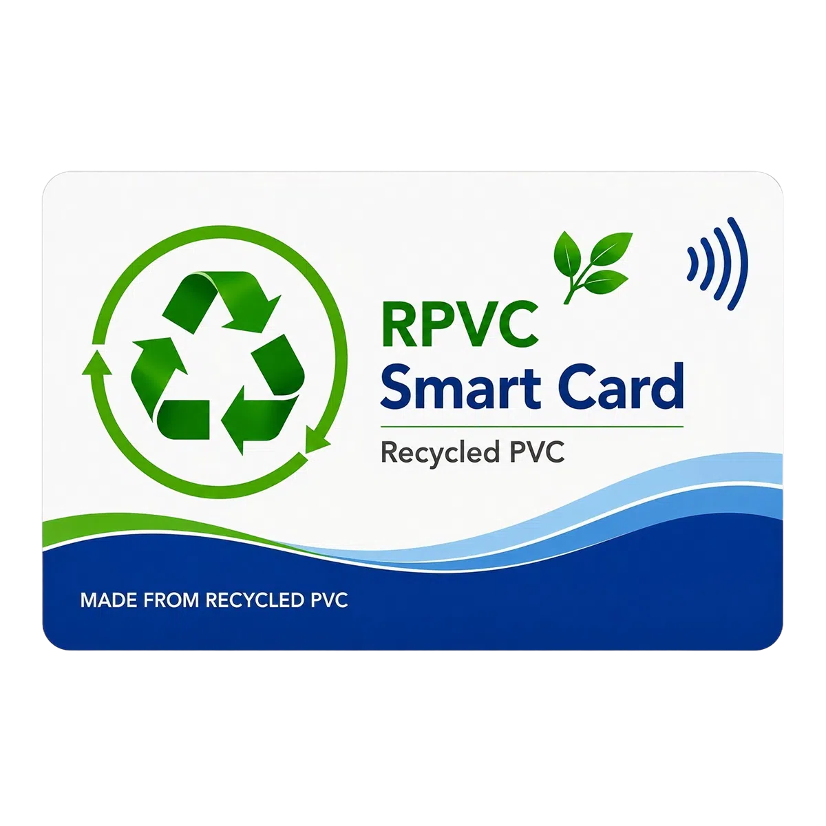 Recycled RPVC Smart Card | Sustainable RFID Card