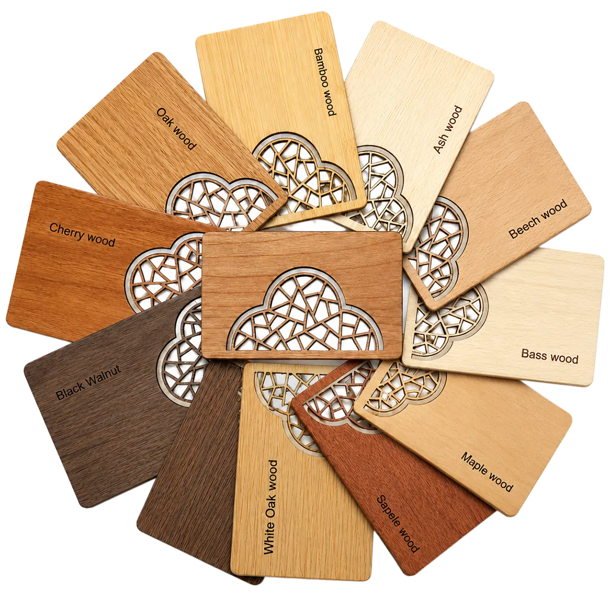 Wooden Smart Cards | Natural NFC & RFID Wood Cards