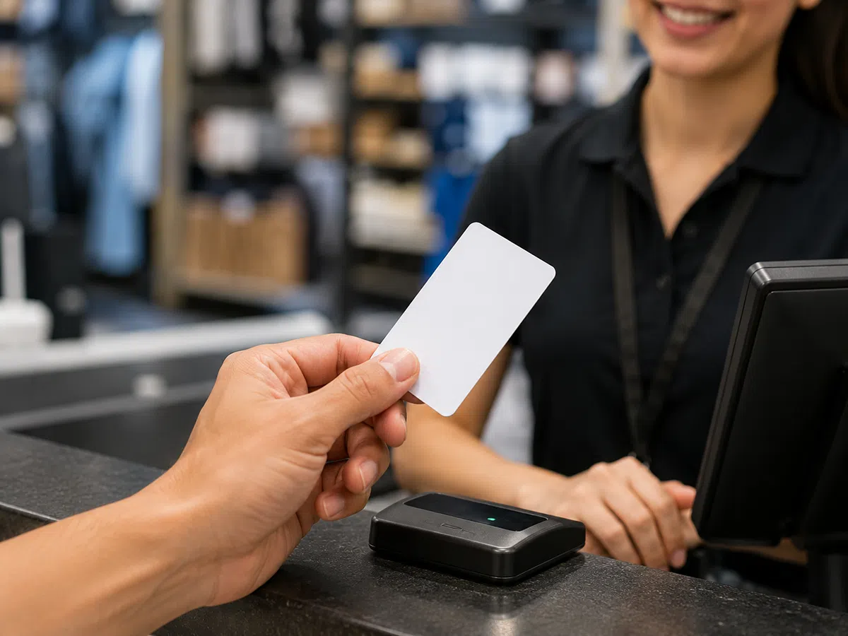 LF RFID membership card used at retail point of sale