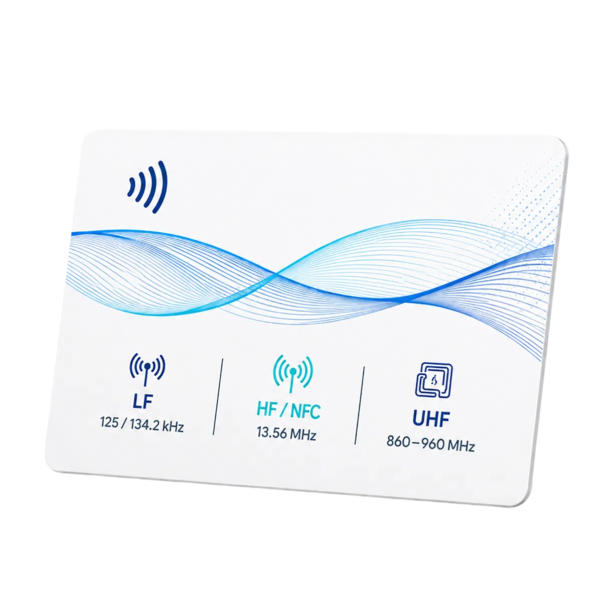 Multi-Frequency RFID Card | LF HF UHF Hybrid Smart Card