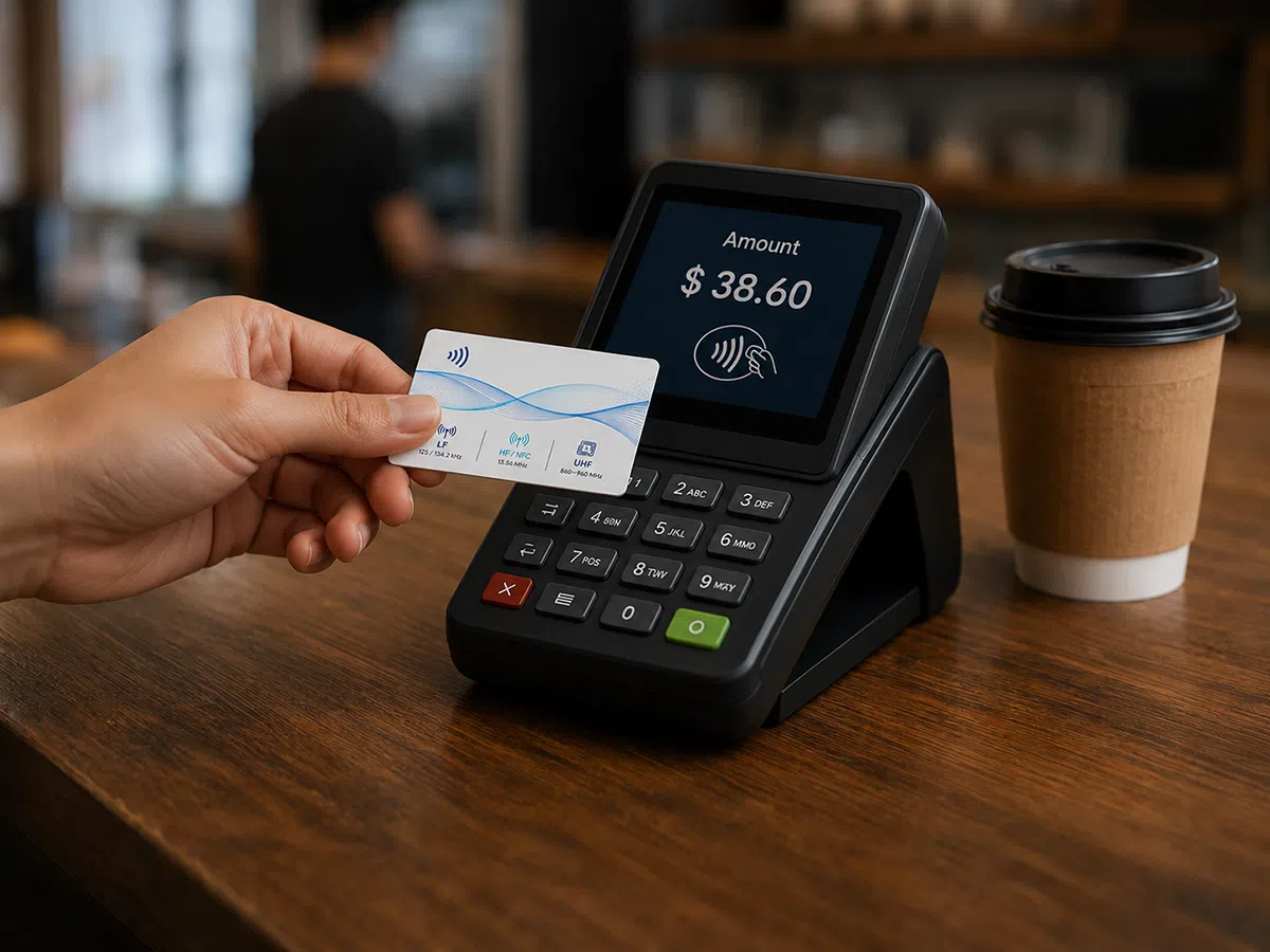 Multi-frequency RFID card for membership, cashless and identity