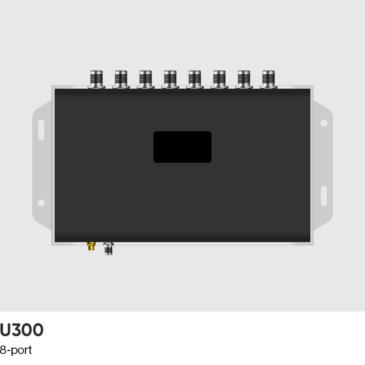 CedaGlo U300 8 Channel reader, back plate with mounting flanges