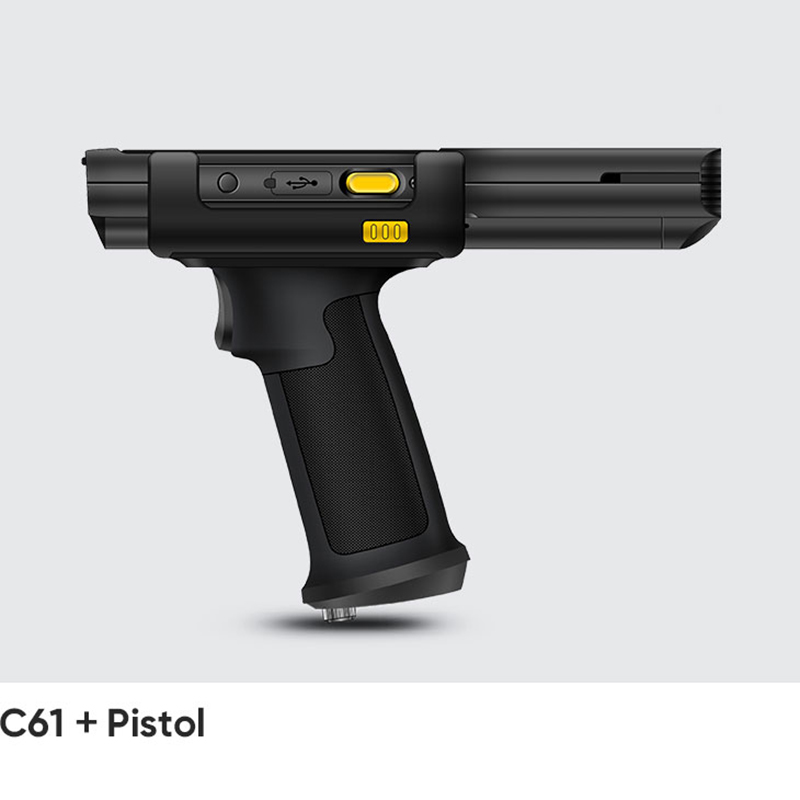 C61 fitted with the separate handle, side view