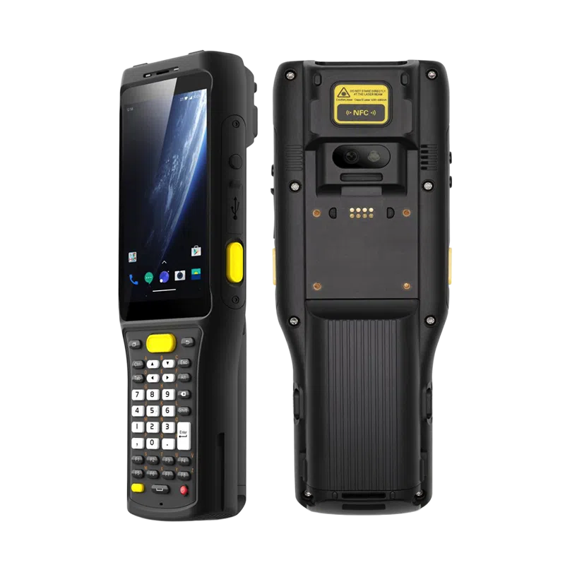 CedaGlo C63 Cold Storage front and rear views showing the keypad and heated scan window bay