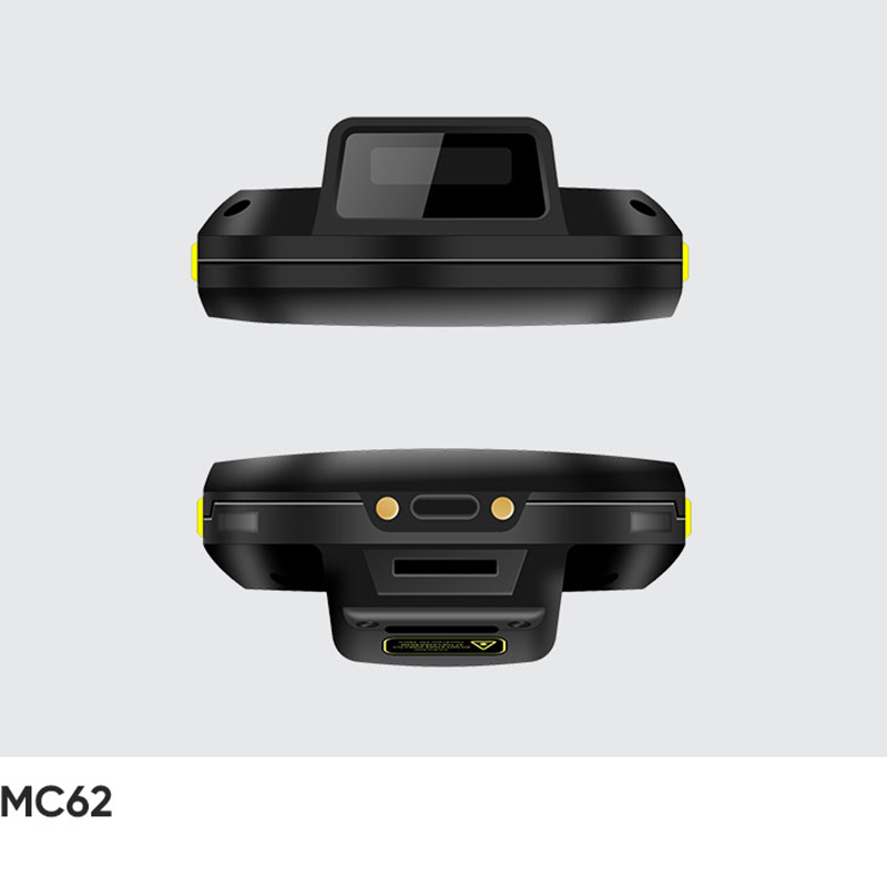 CedaGlo MC62 top edge showing the scan window of the 2D scan engine configuration