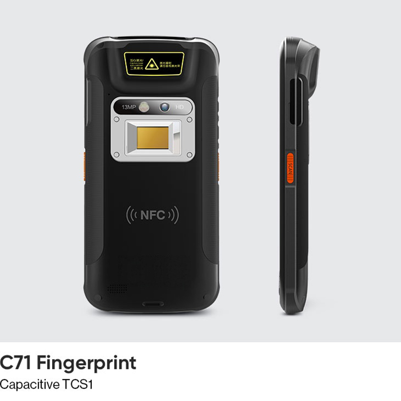 CedaGlo C71 Fingerprint configuration fitted with the TCS1 capacitive sensor