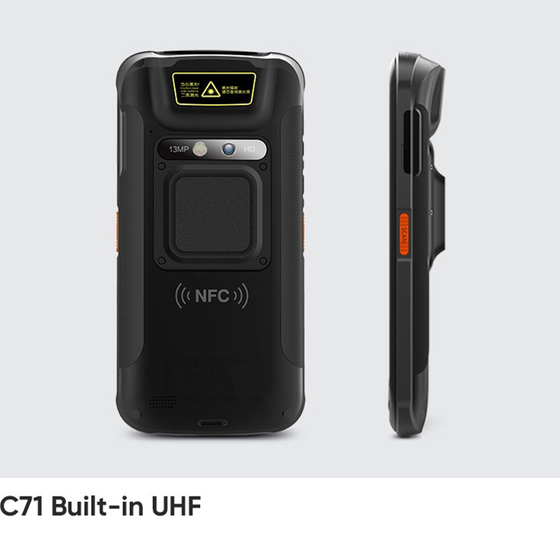 CedaGlo C71 UHF configuration, back and side view with the UHF antenna module fitted