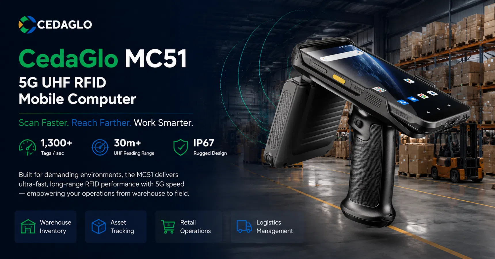 CedaGlo MC51 5G Mobile Computer 
