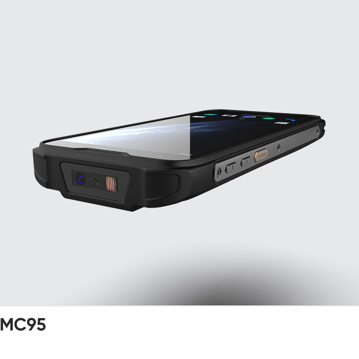 CedaGlo MC95 upper end showing the 2D imager window and rear camera