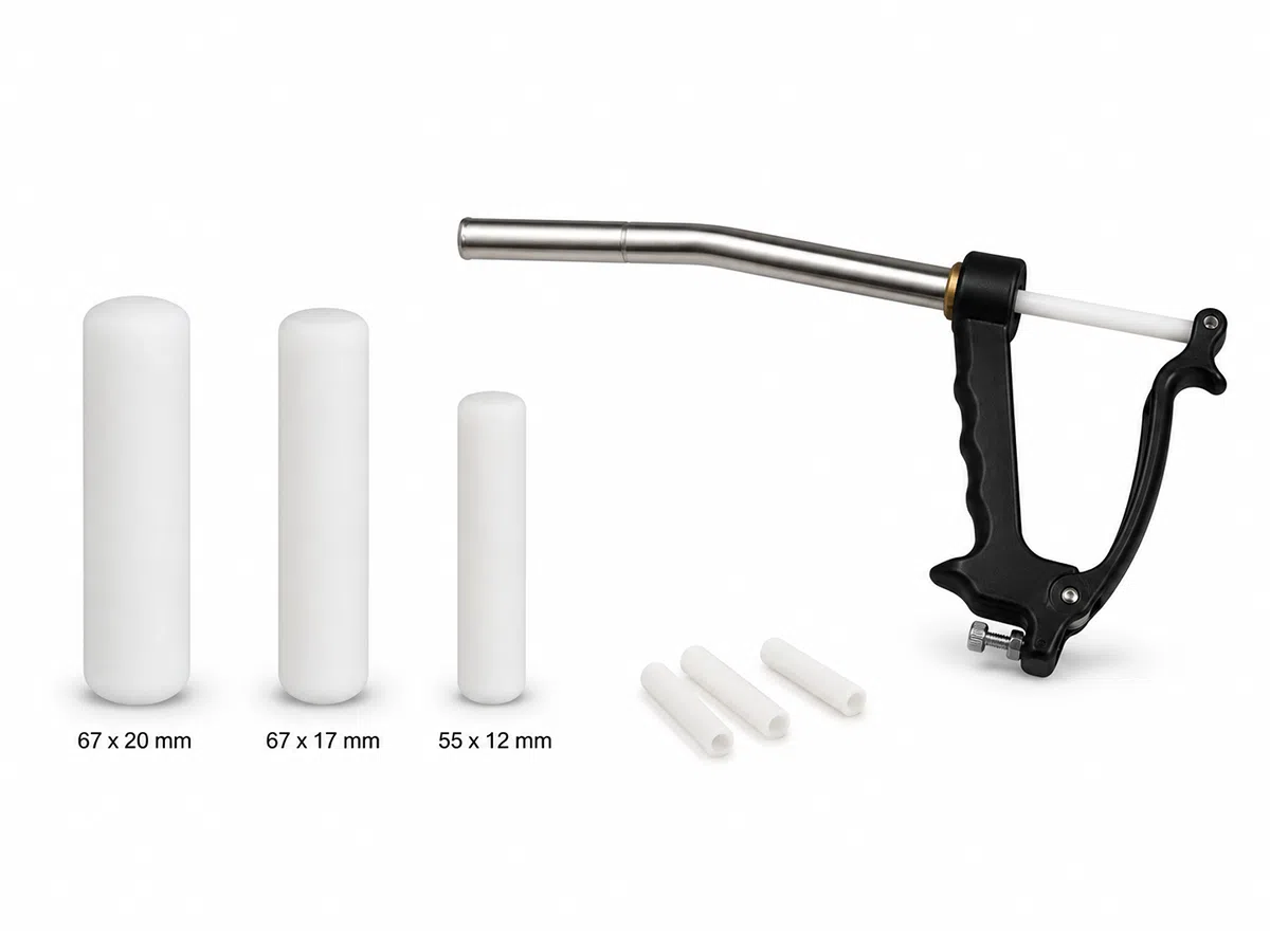 Ceramic rumen bolus RFID tags and reusable applicator for cattle sheep and goat traceability