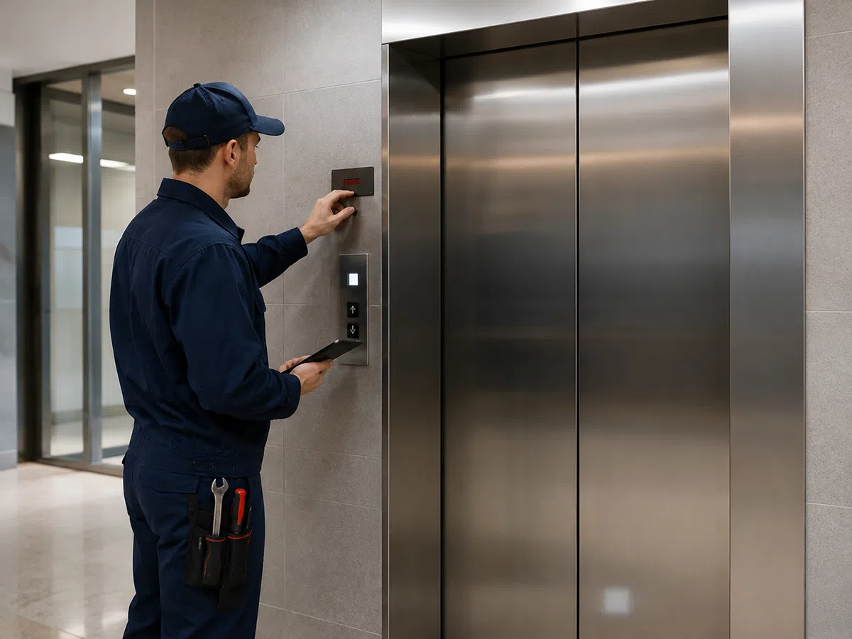 RFID tag for elevator and facility maintenance asset management