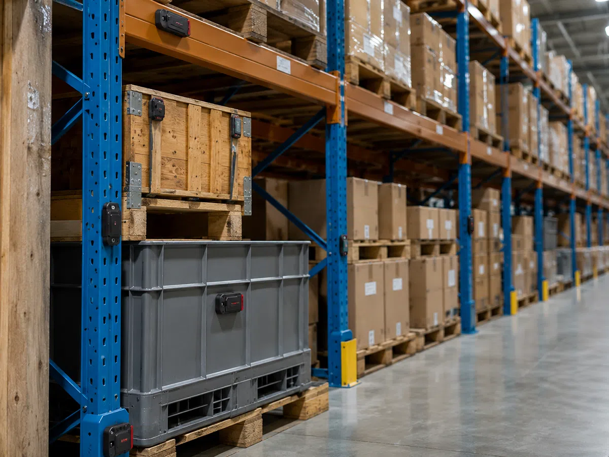UHF RFID tag for warehouse rack and pallet management