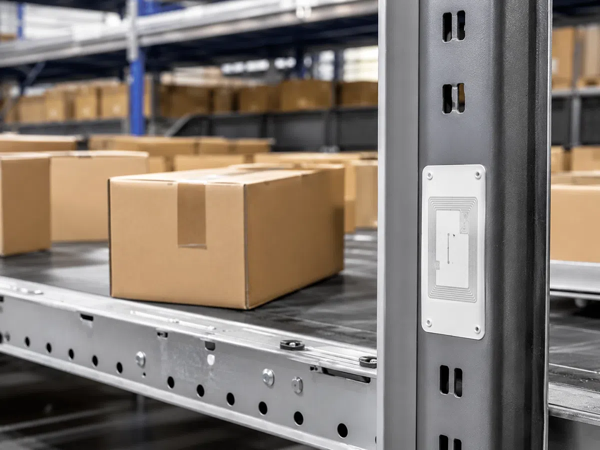 RFID label for logistics and supply chain asset management