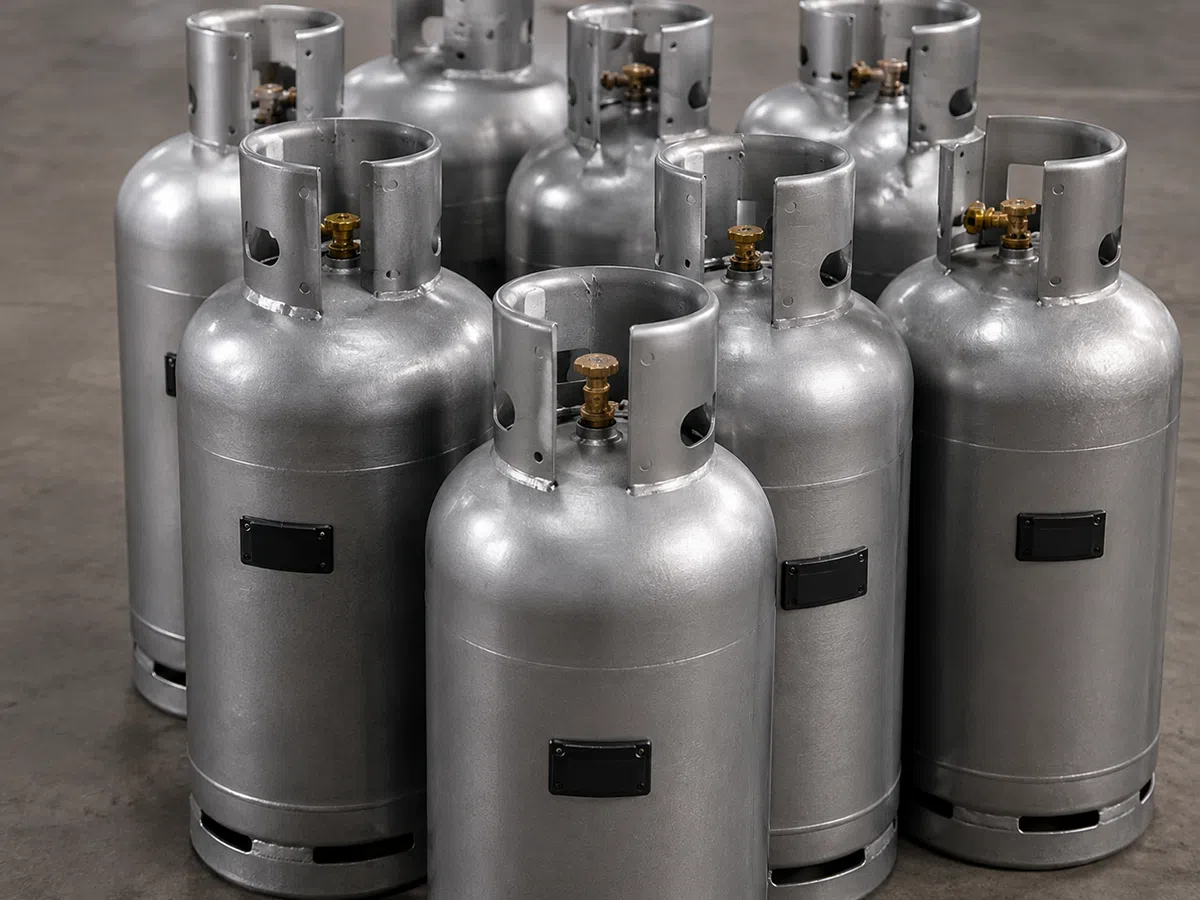 PCB RFID tag for gas cylinder and vessel tracking