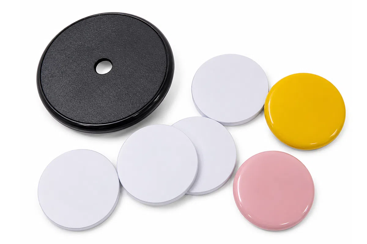Custom RFID coin token with epoxy finish, color and anti-metal option