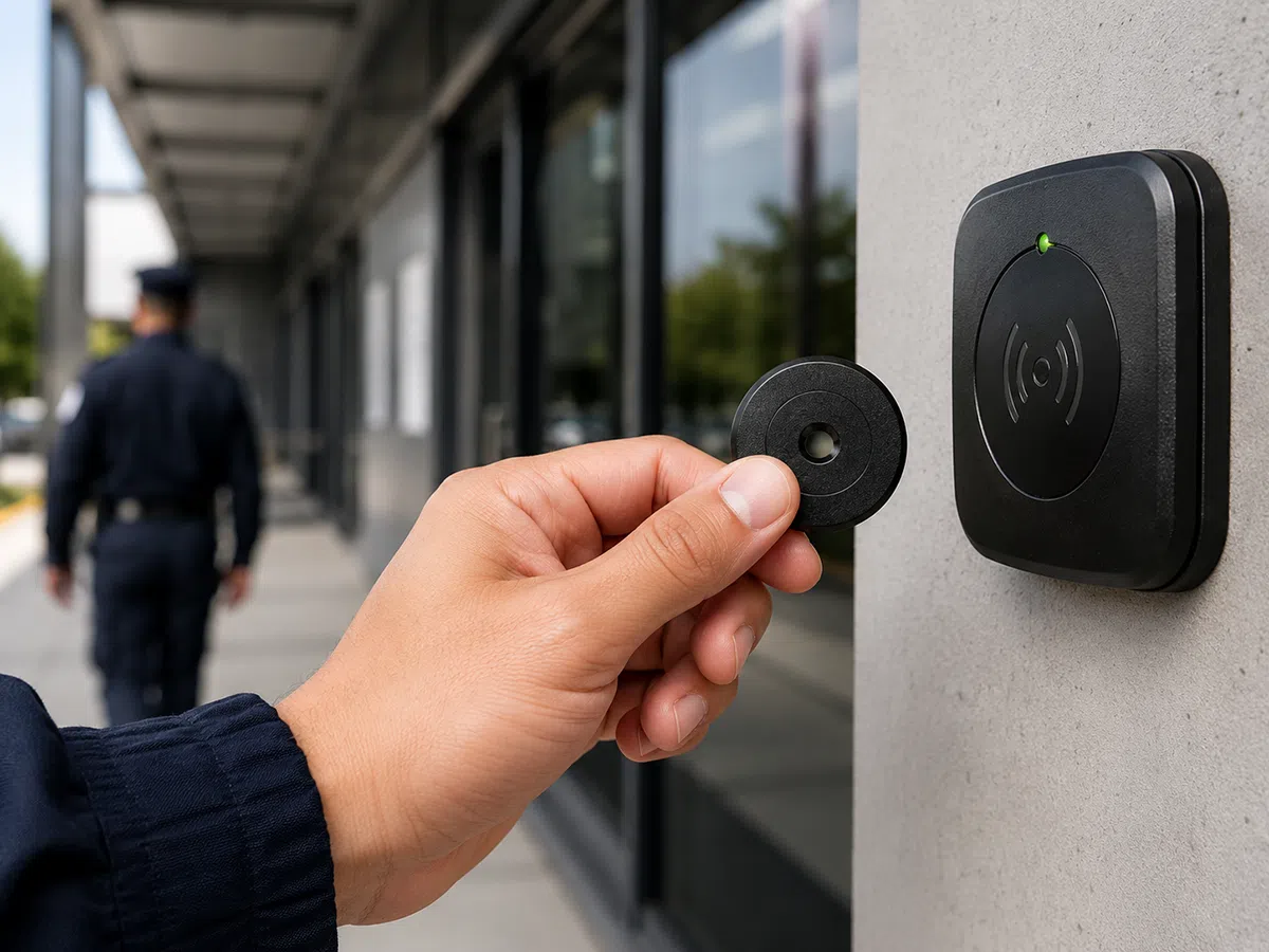 ABS RFID patrol checkpoint tag for guard tour verification