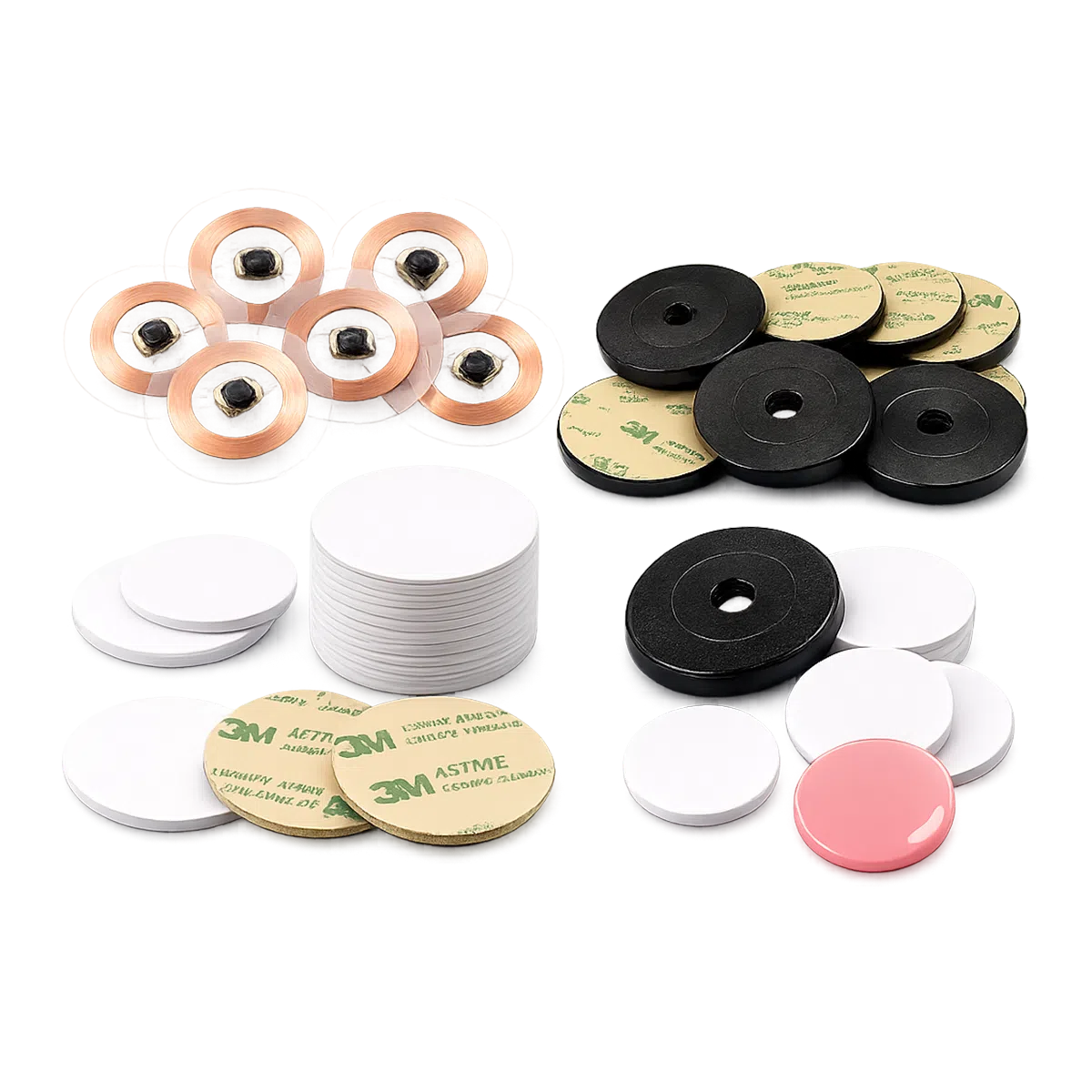 CedaGlo RFID Token Tags - LF HF NFC Coin and Patrol Tags
