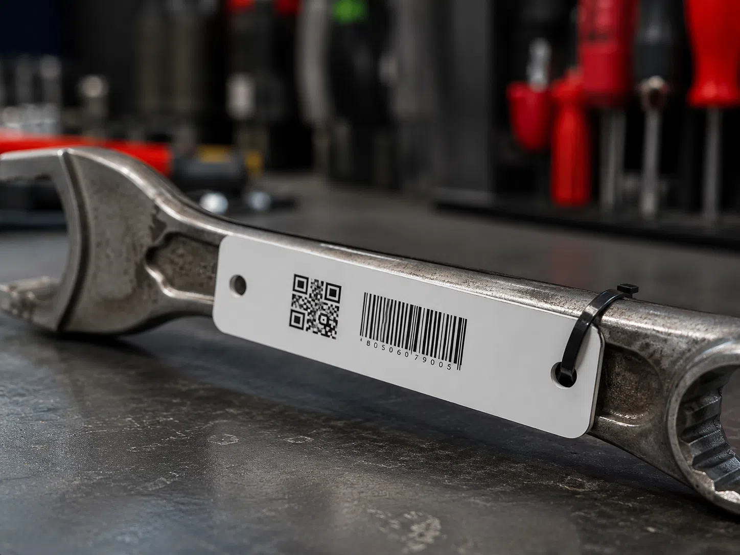Printed RFID asset card for tool and equipment tracking