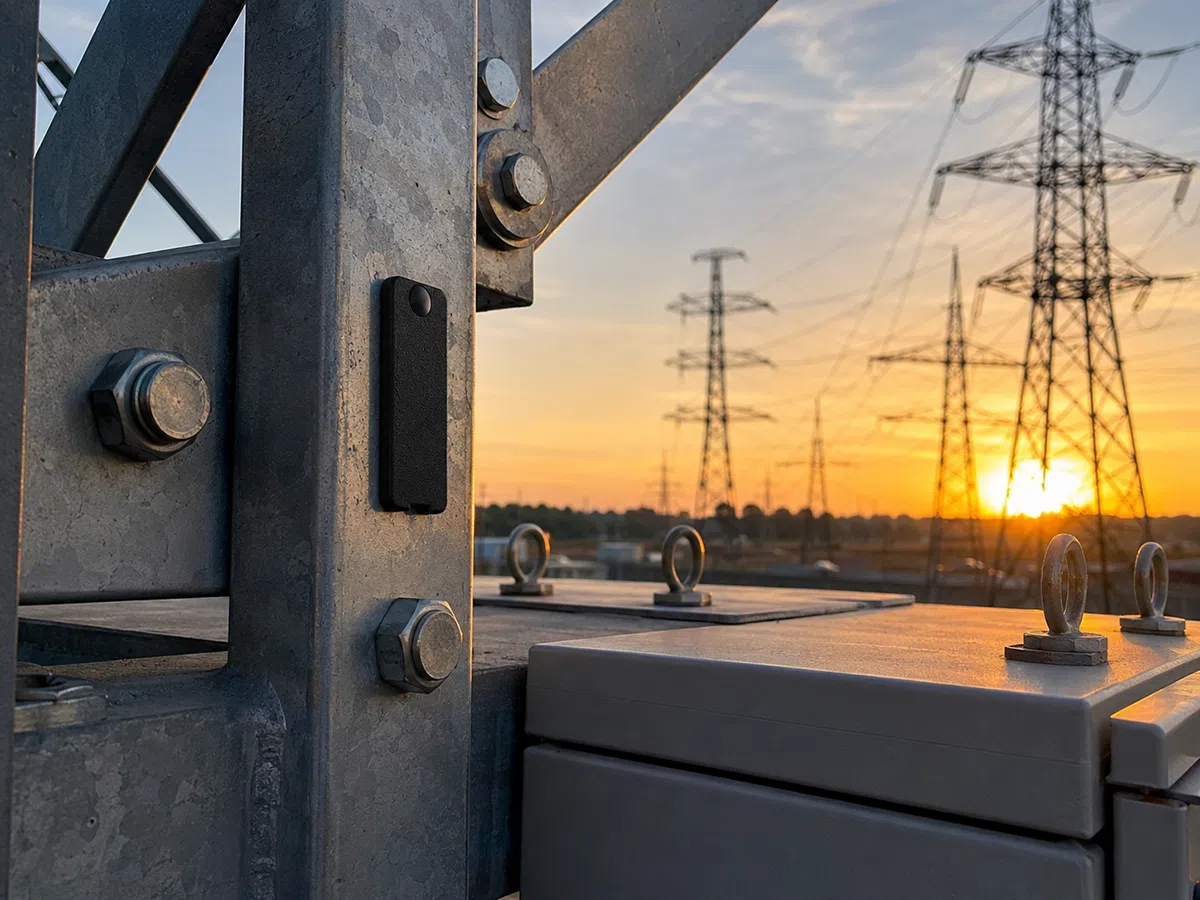 UHF ceramic on-metal RFID tag for power utility inspection