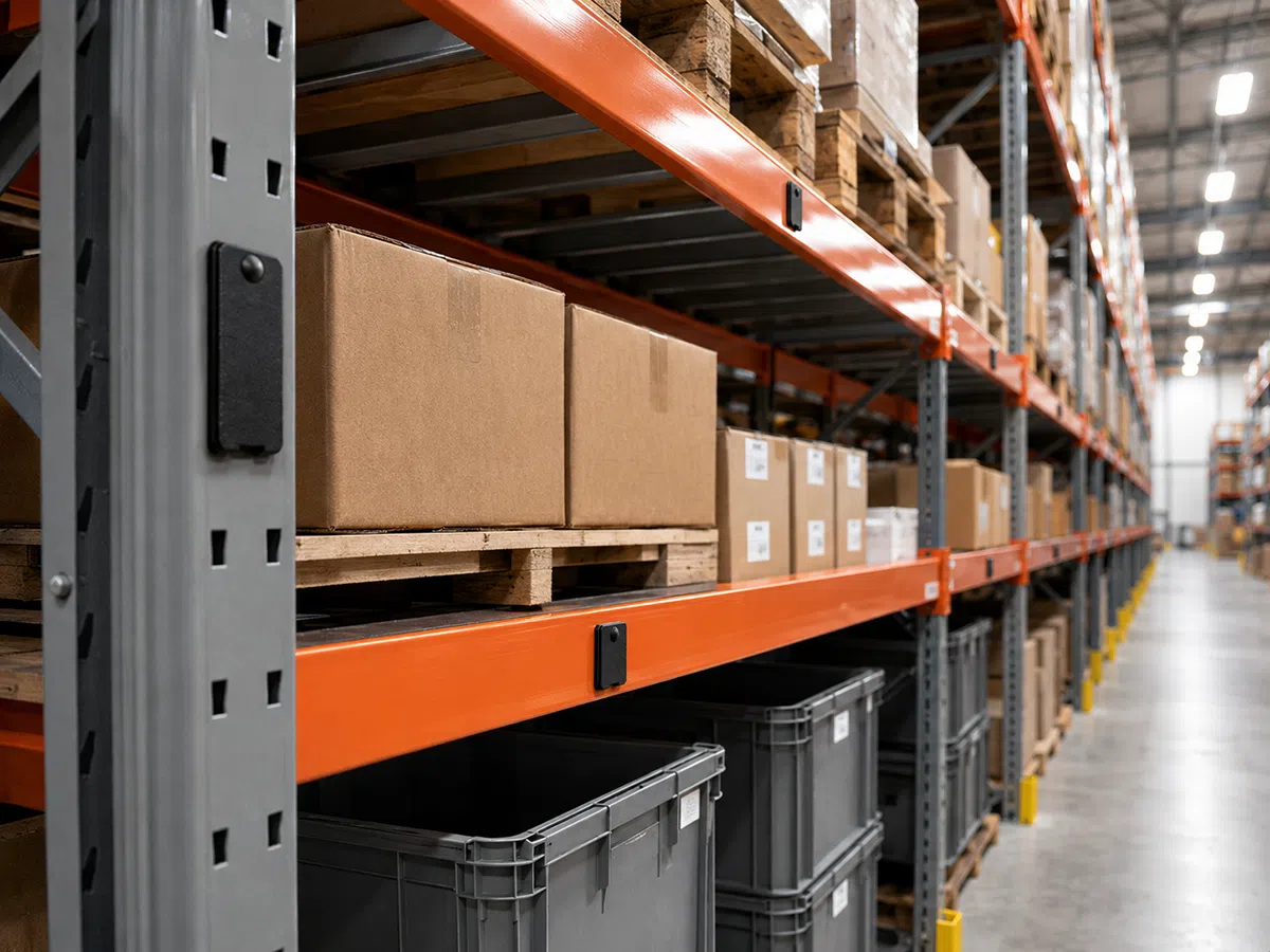UHF ceramic RFID tag for warehouse rack and shelf management