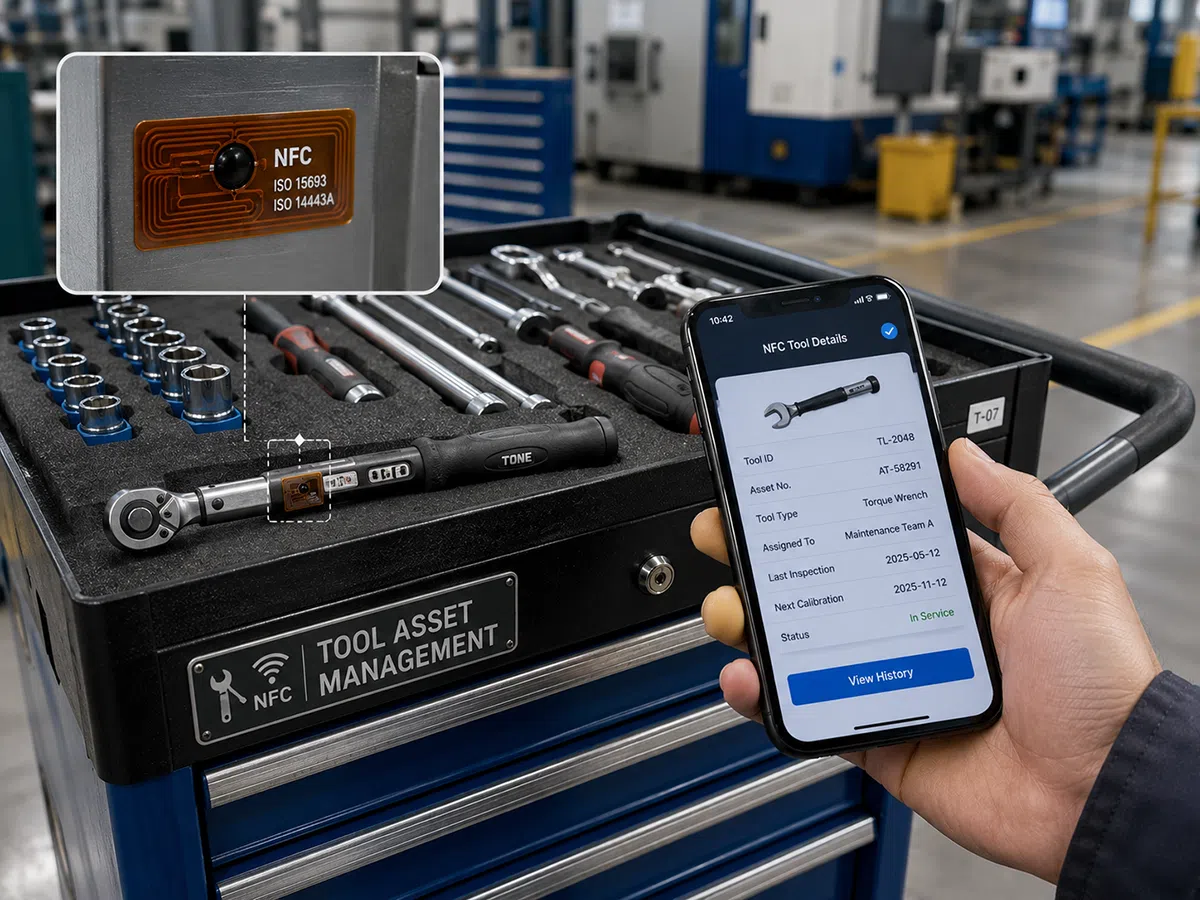 RFID FPC label for asset and tool management
