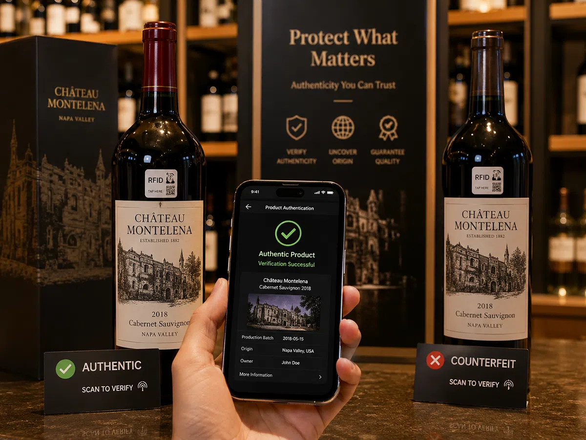 RFID anti-counterfeiting solution for product verification and brand protection