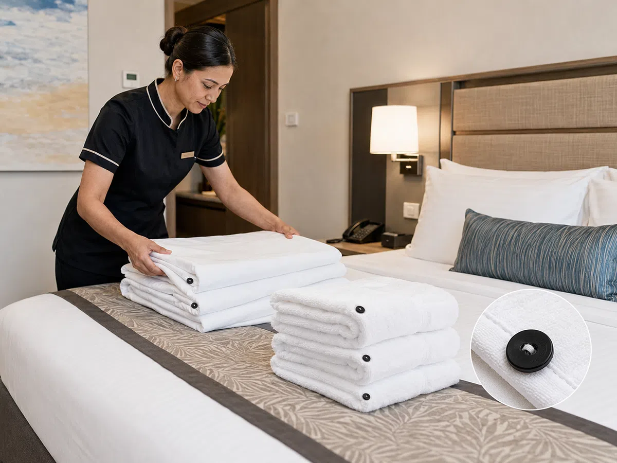 PPS RFID laundry tag for hotel linen and towel management