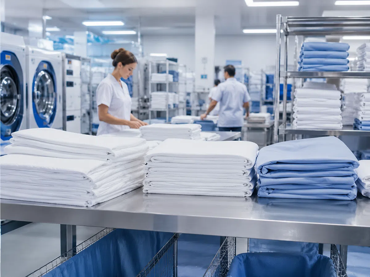 RFID silicone tag for textile service operations and inventory management