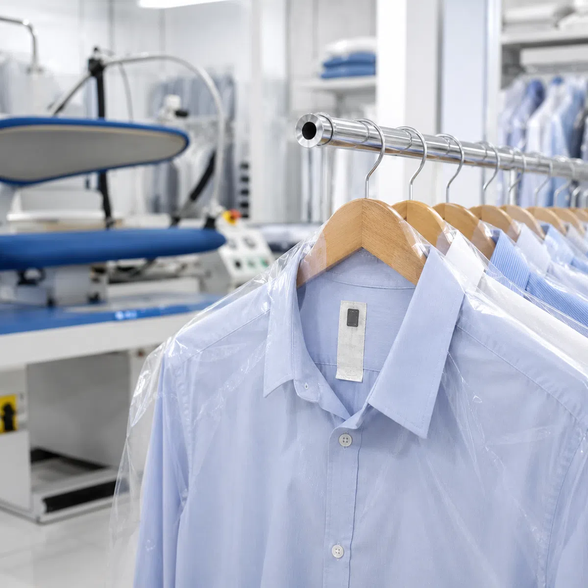 RFID textile tag for dry cleaning garment traceability and service quality management