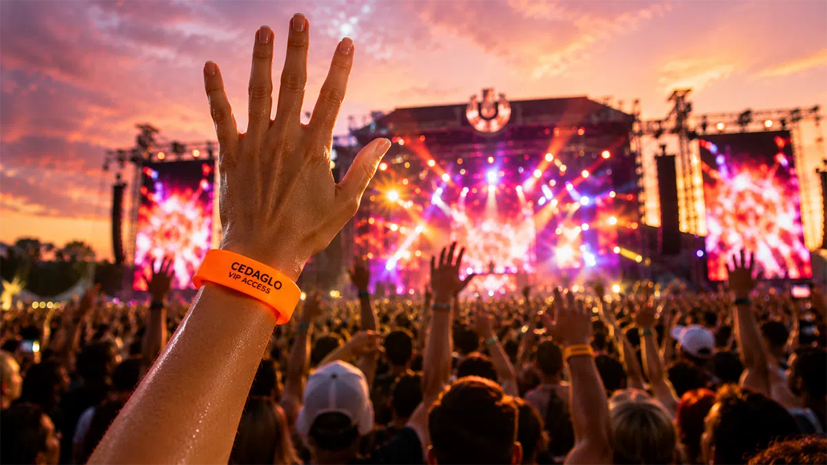 RFID wristband for concert and festival access control