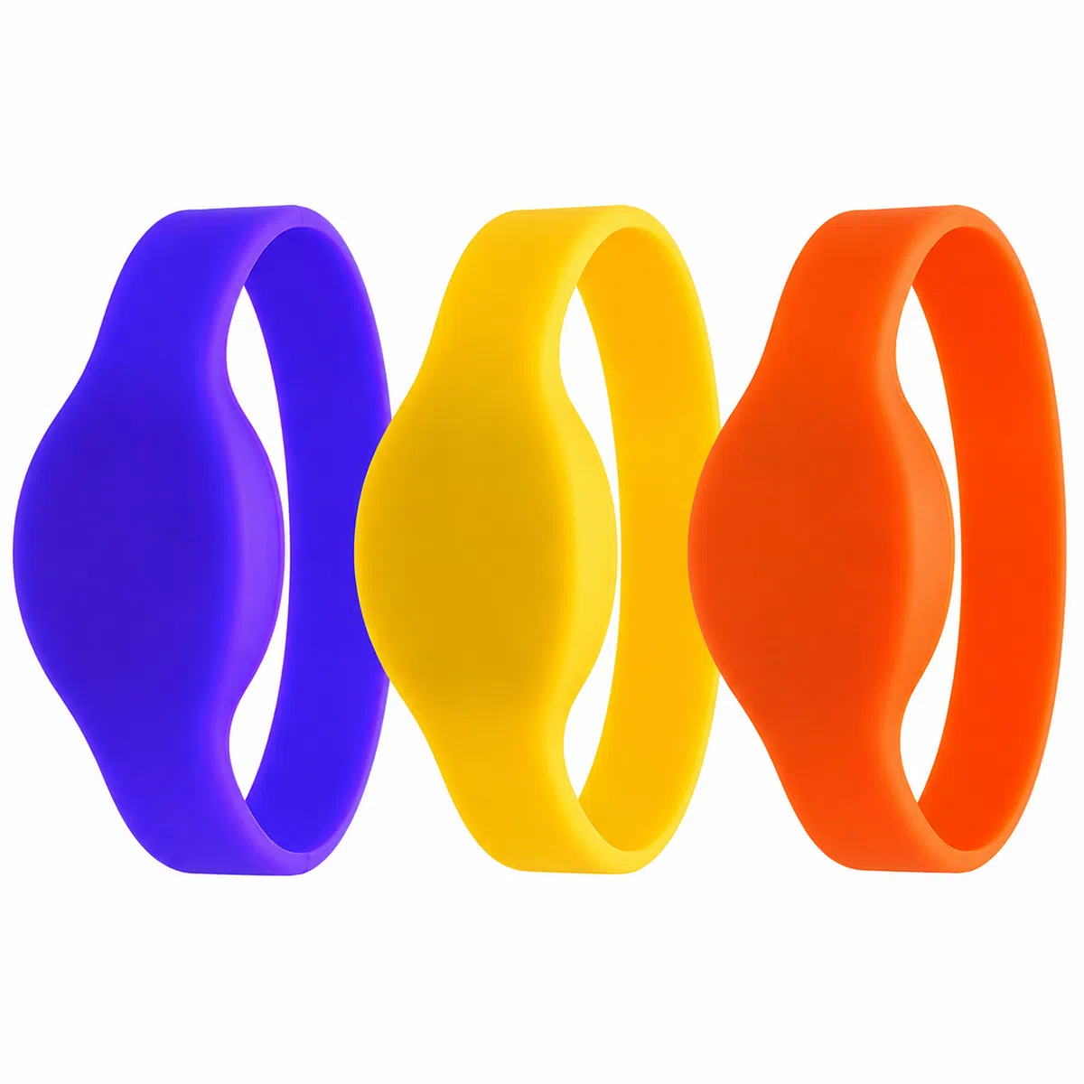 CedaGlo Smooth Closed-Loop RFID Silicone Wristband