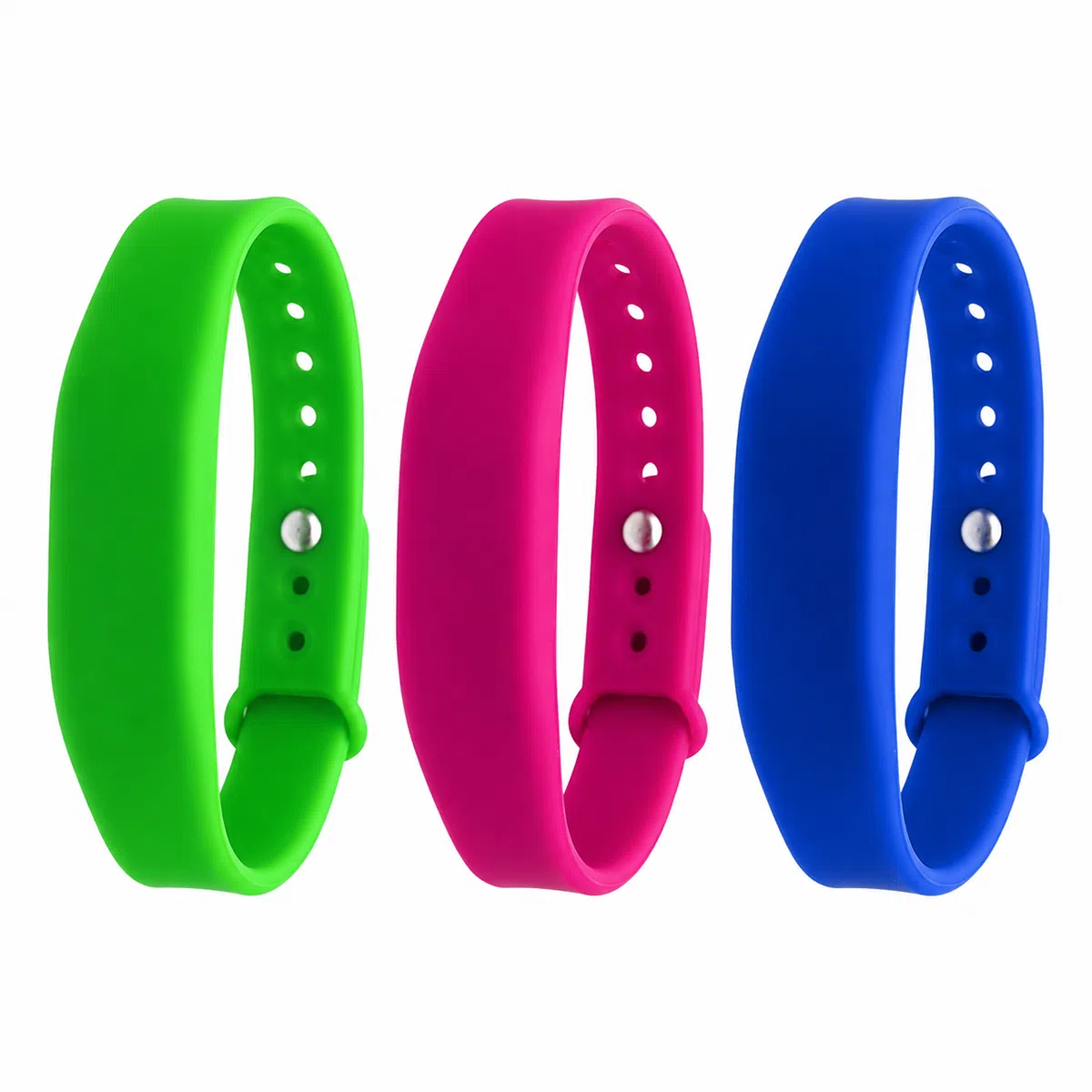 CedaGlo Slim Adjustable Silicone RFID Wristband