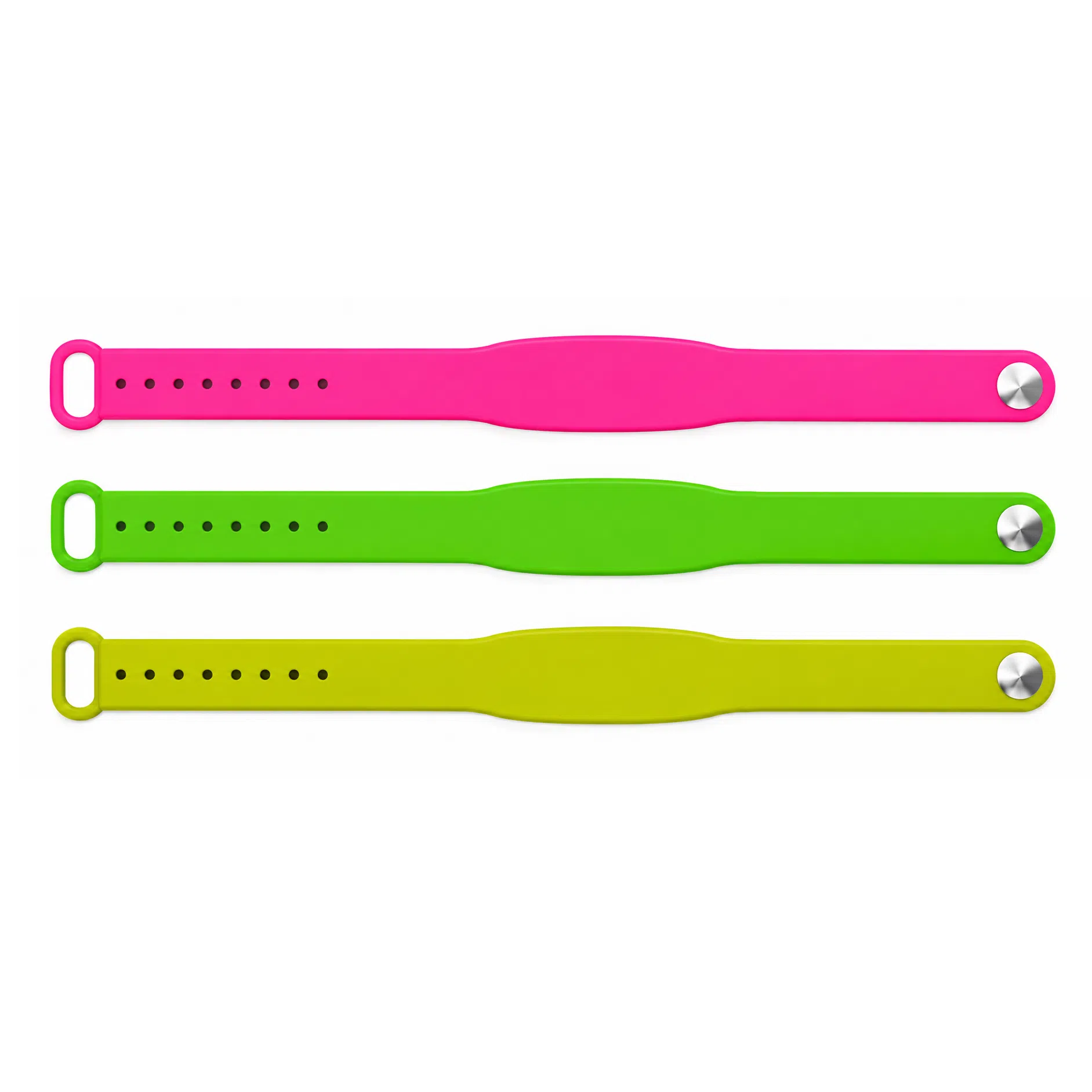 CedaGlo Long‑Strip Stud‑Fastening RFID Wristband